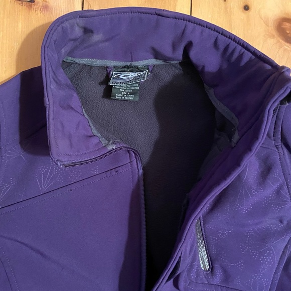 CB Jacket; Size Small Purple Jacket, great for fall and spring in the Northeast - Picture 2 of 4